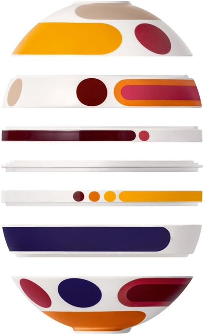 Decorative SphereDinnerware Set For 2 -Premium PorcelainTableware