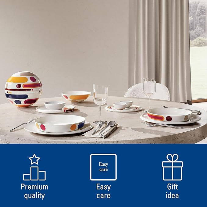 Decorative SphereDinnerware Set For 2 -Premium PorcelainTableware